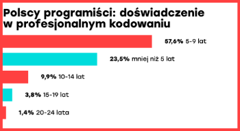 Doświadczenie polskich programistów w&nbsp;profesjonalnym kodowaniu 